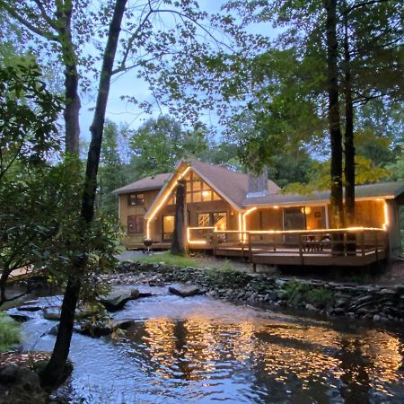 Secluded Chalet On Stream-Mins To Camelback Tannersville Eksteriør bilde